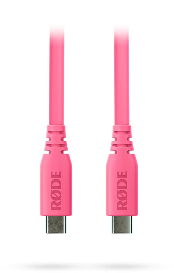 Rode SC17-kabel, USB-C - USB-C, 1,5 m, rosa
