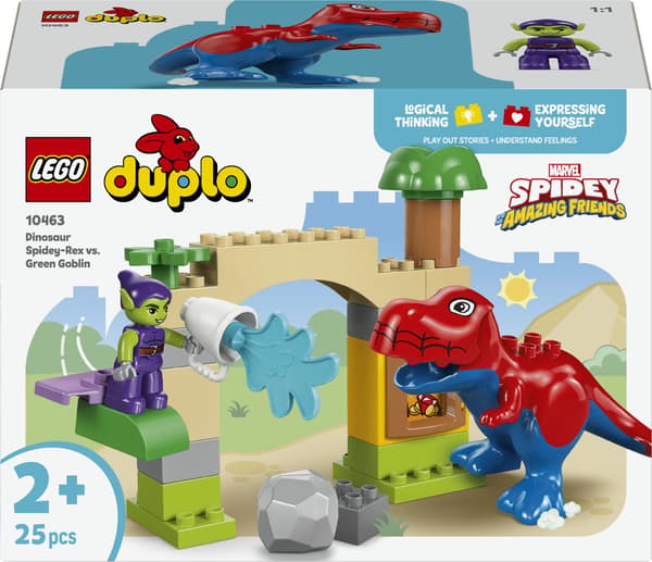LEGO DUPLO Disney 10463 Spidey-Rex-dinosaurie vs. Gröna Trollet