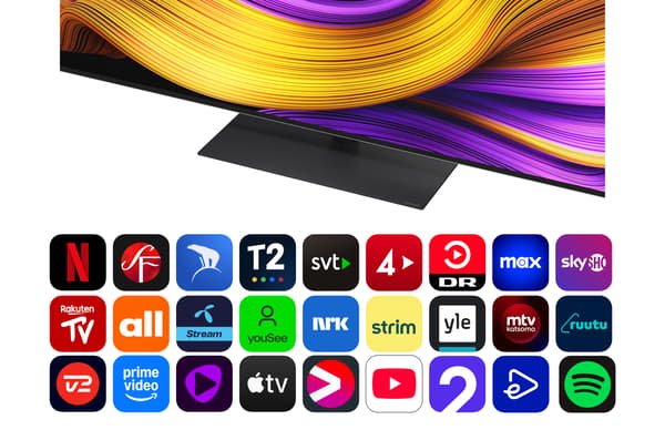 LG 55" OLED evo G5 – 4K TV med stativ
