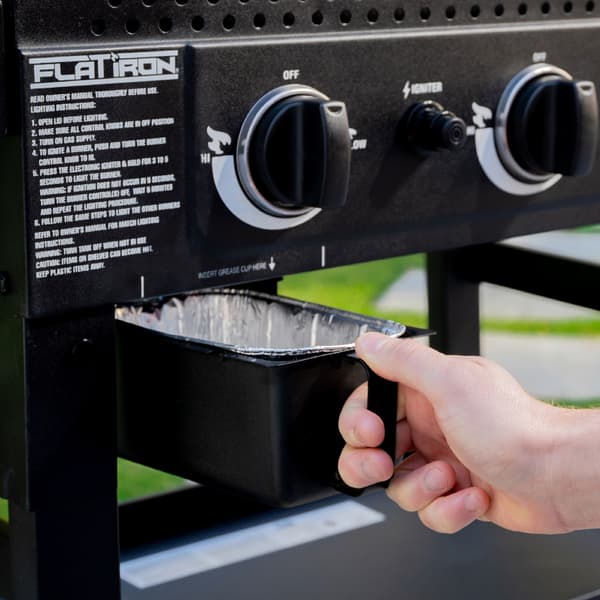 Char-Griller Flat Iron bordsgrill, 3 brännare