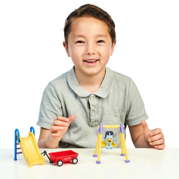 Bluey Mini Lekset, lekplats och figur