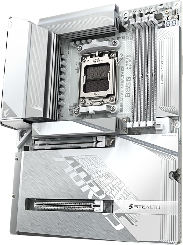 GIGABYTE B850 AORUS STEALTH ICE ATX-moderkort
