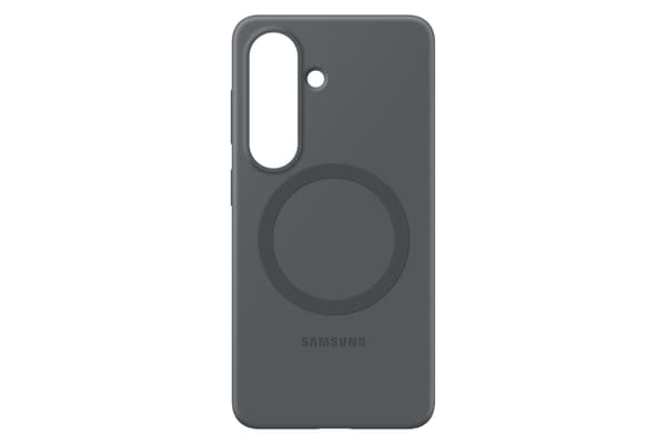 Samsung Galaxy S26 Silikon Magnet Qi2 skyddsfodral, svart