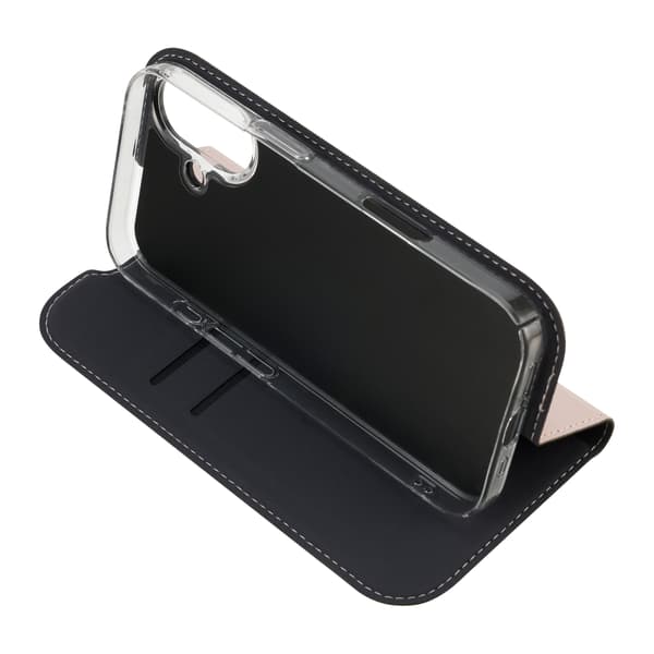 FoneKit BookCase skyddsfodral, iPhone 17, ljusrosa