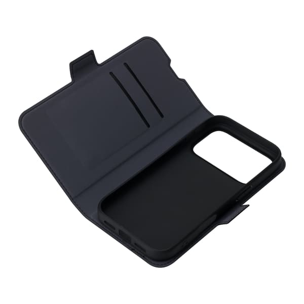 FoneKit MagSafe-kompatibelt BookCase skyddsfodral, iPhone 17 Pro, svart