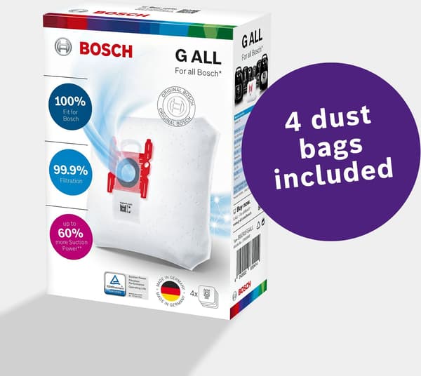Bosch BBZ41FGALL-dammpåse, 4 st
