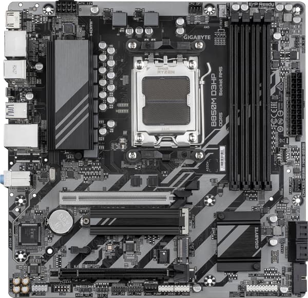 Gigabyte B850M D3HP Micro-ATX-moderkort, AM5
