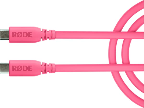 Rode SC17-kabel, USB-C - USB-C, 1,5 m, rosa