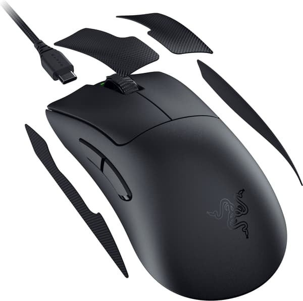 Razer Deathadder V3 Pro trådlös gamingmus, svart