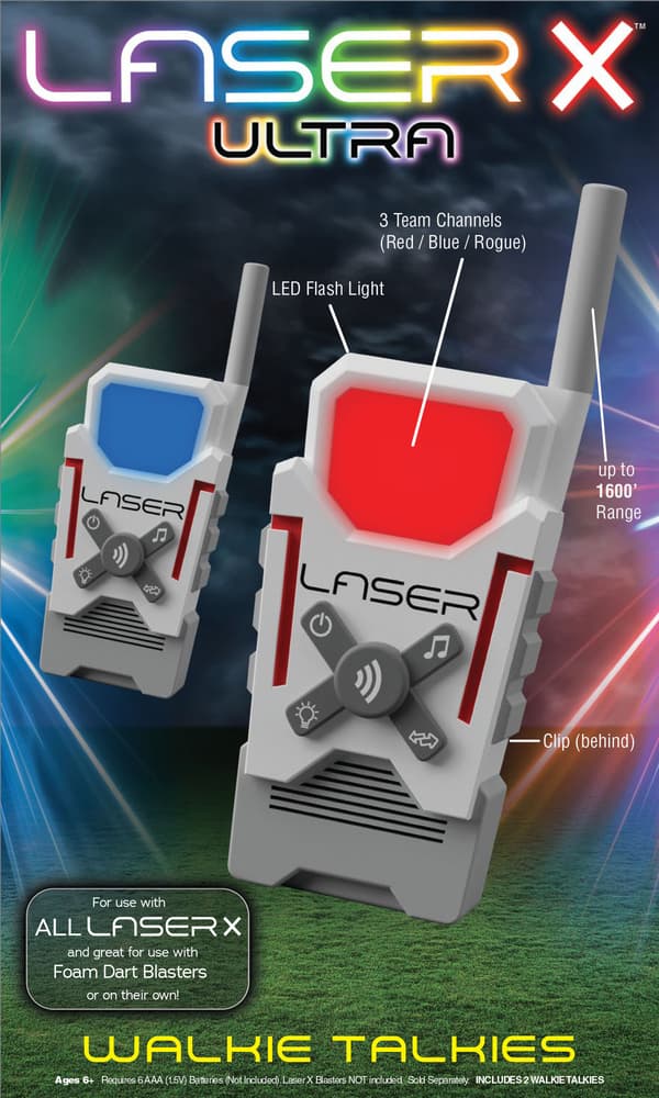 Laser X walkie-talkies