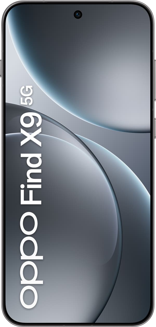 OPPO Find X9 5G-telefon, 512/12 GB, Titaniumgrå
