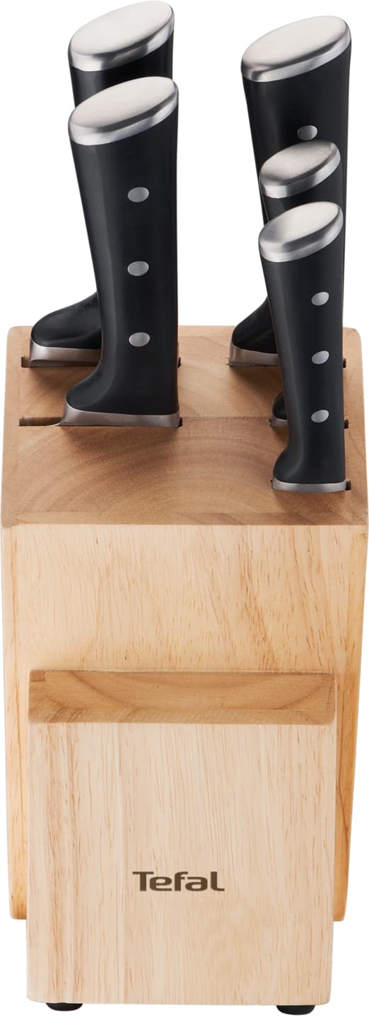Tefal Ice Force knivblok, inkl. 5 knive
