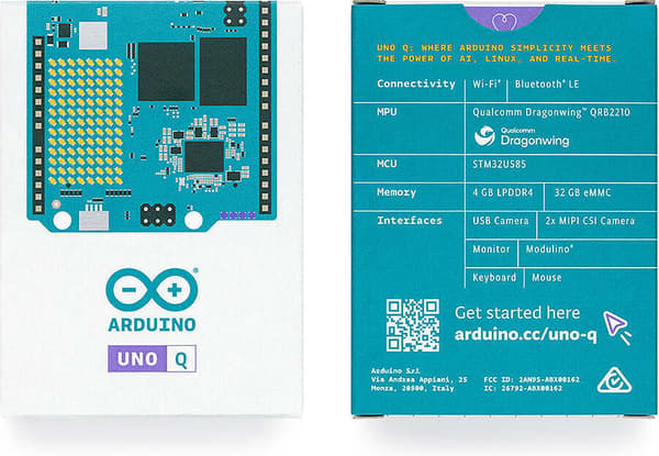 Arduino UNO Q 4G utvecklingskort