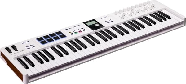 Arturia Keylab Essential 61 Mk3 MIDI-kontroller, vit