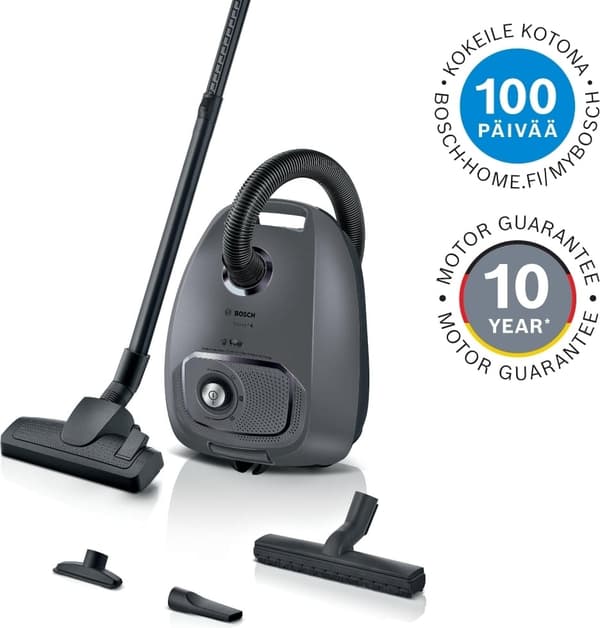 Bosch Serie 4 dammsugare, BGL41GR3H, grå