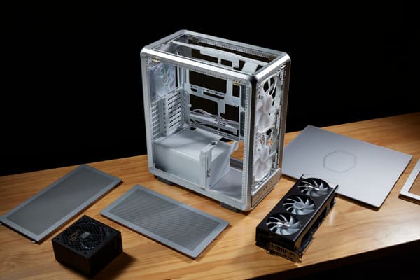 Cooler Master MasterFrame 500 Mesh, ATX-chassi, silver