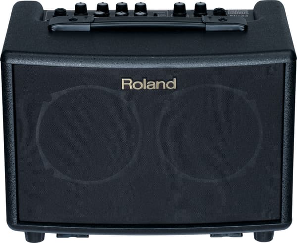 Roland AC-33 2x5" combo för akustisk gitarr, 30 watt, svart