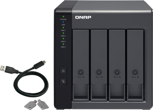 QNAP TR-004 RAID -utbyggnadshubb