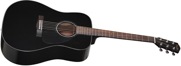 Fender CD-60 Dread V3 DS -stålsträngad akustisk gitarr, svart
