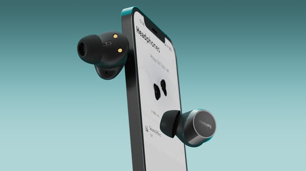 Philips TAT1300BK/00 trådlösa öronsnäckor, svart