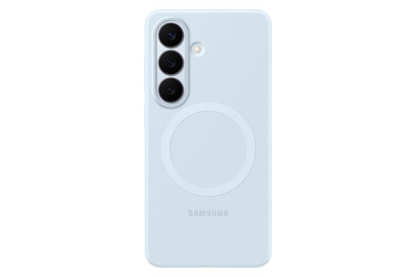 Samsung Galaxy S26 Silikon Magnet Qi2 skyddsfodral, blå