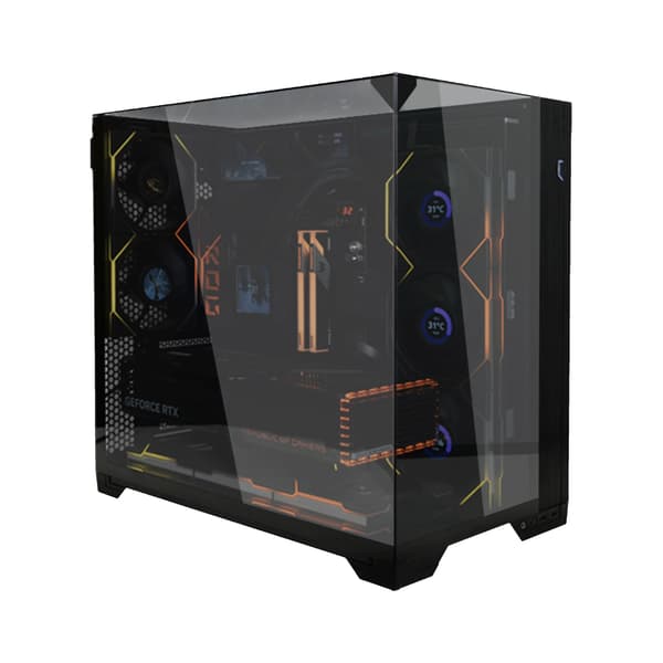 Lian Li O11 Vision Compact ATX-chassi, svart