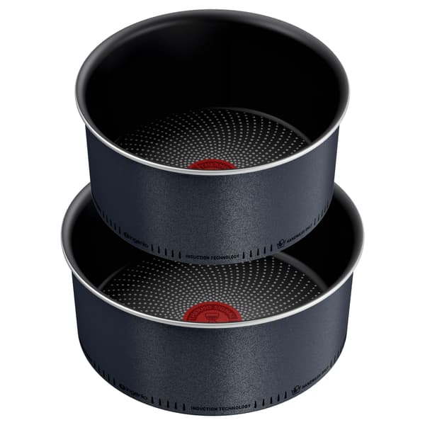 Tefal Ingenio So Light kastrullset, 3 delar, grå