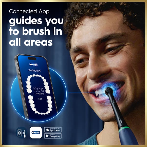 Oral-B iO9 eltandborste, blå + laddningsbart resefodral