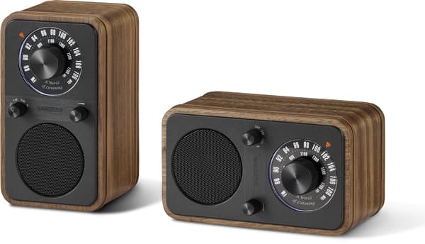 Sangean WR-9 FM-radio med Bluetooth, valnöt