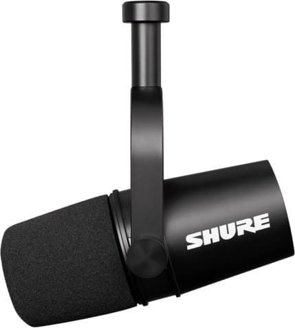 Shure Motiv MV7-X-mikrofon, svart