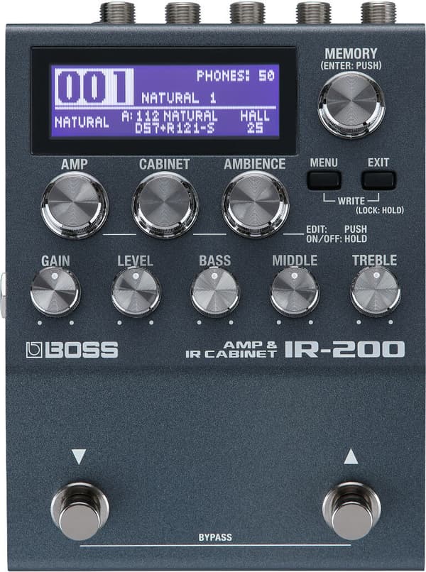 Boss IR-200 förstärkarmodellering