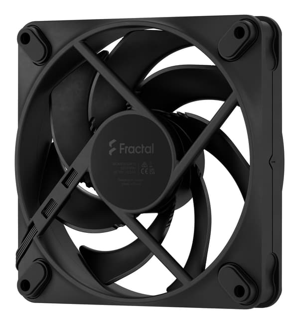 Fractal Design Momentum fläkt, 12 cm, svart