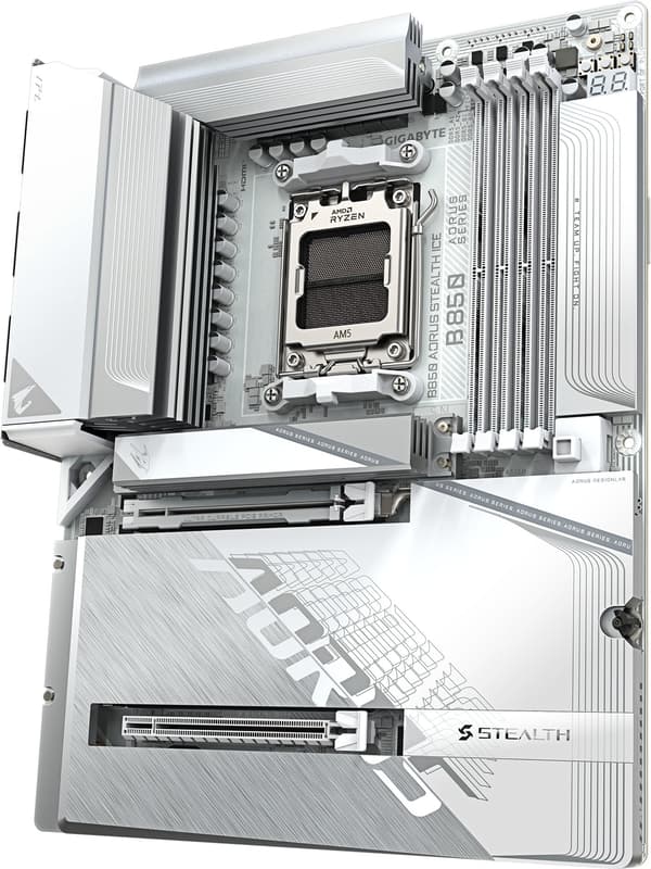 GIGABYTE B850 AORUS STEALTH ICE ATX-moderkort