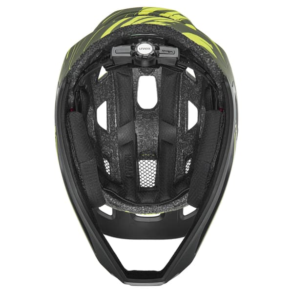 Uvex React JR Fullface cykelhjälm 52 - 56 cm, mörkoliv matt