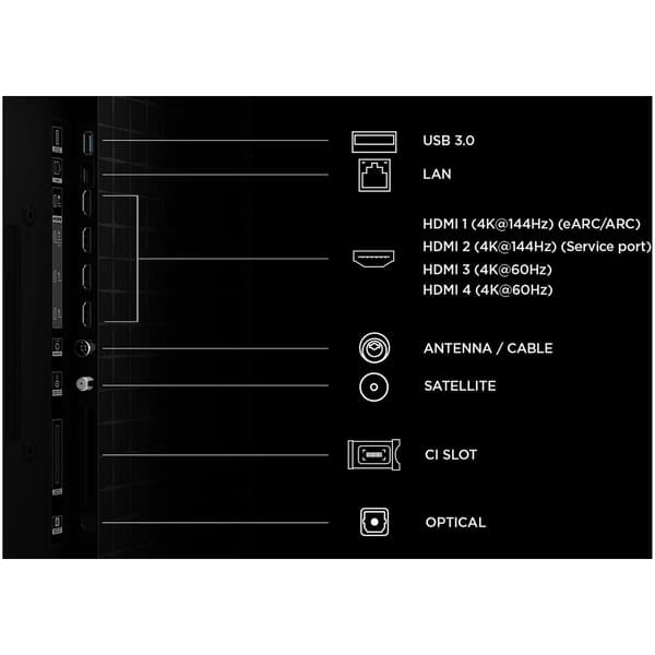 TCL 85" A400 – 4K QLED Google TV
