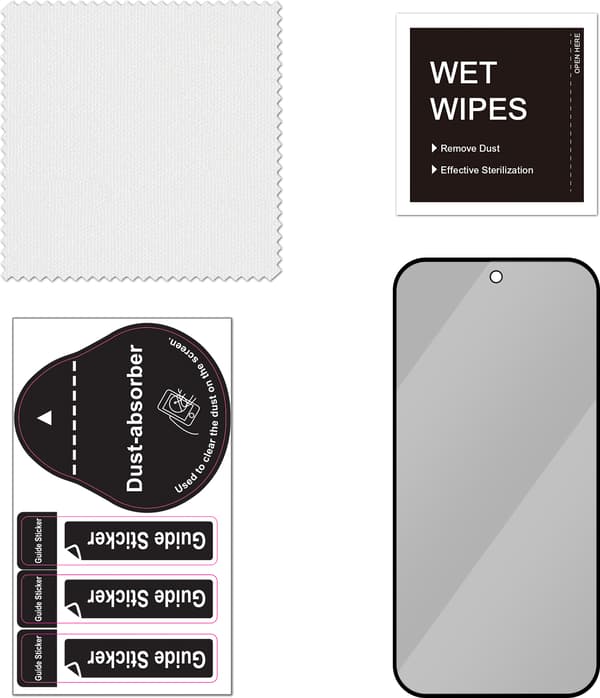 Fonekit Privacy+ Full Cover -pansarfilm, Google Pixel 9A