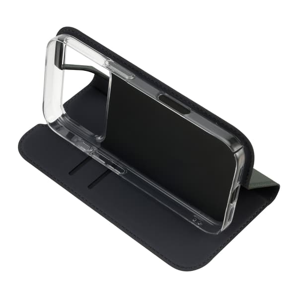 FoneKit BookCase skyddsfodral, iPhone 17 Pro Max, mörkgrön