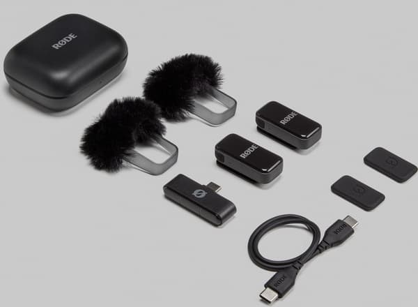 Rode Wireless Micro USB-C - trådlöst mikrofonsystem, svart
