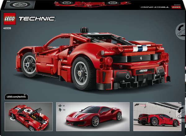 LEGO Technic 42235 Ferrari 488 PISTA-bil