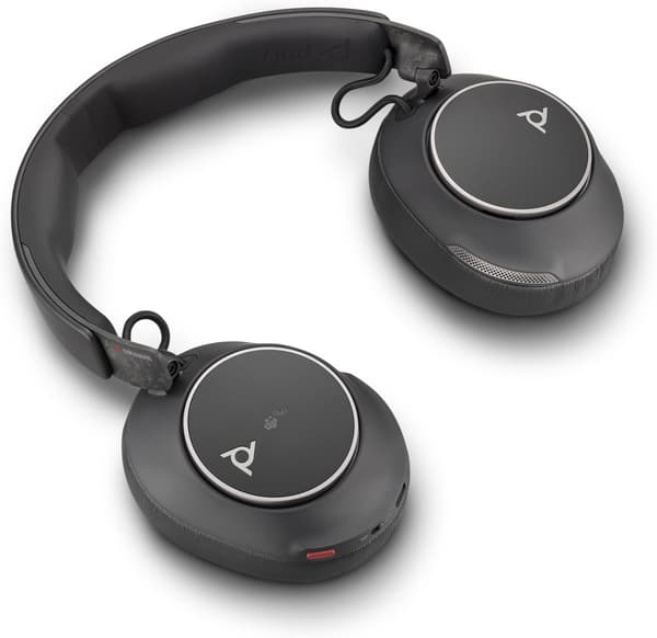 Poly Voyager Surround 80 UC - USB-C-headset med mikrofon + USB-C-/A-adapter, Microsoft Teams-certifierad (8G7U0AA)