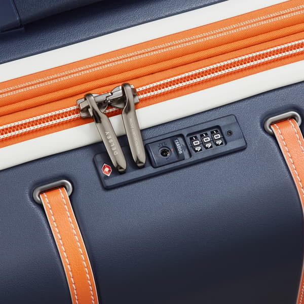 Delsey Cadence Expandable 76 cm Roland Garros resväska, blå