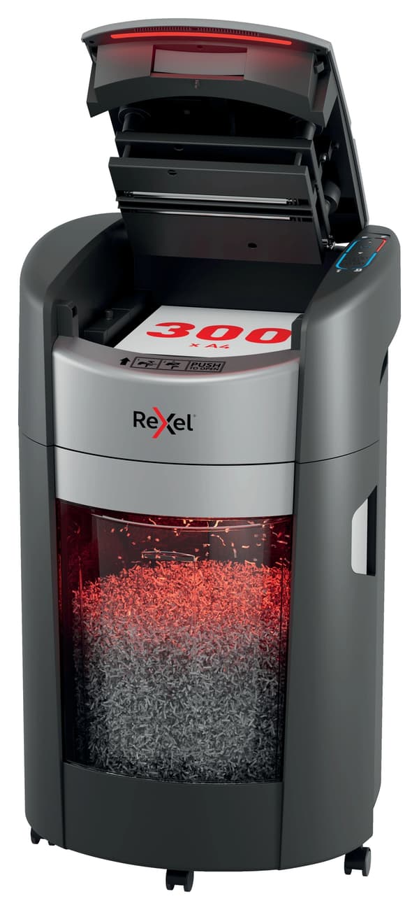 Rexel ShredMax 300M automatisk dokumentförstörare, P5