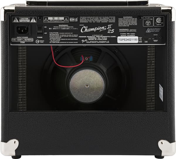 Fender Champion II 25 kombination för elgitarr, 25 watt