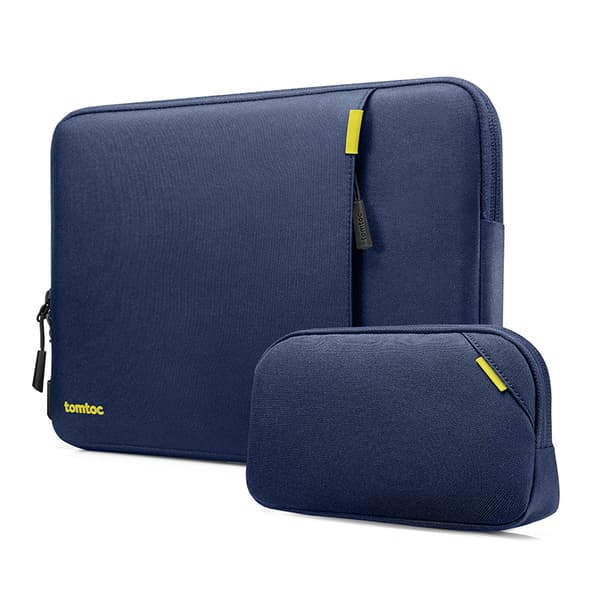 tomtoc Defender A13 Laptop skyddsfodral kit, 16", blå