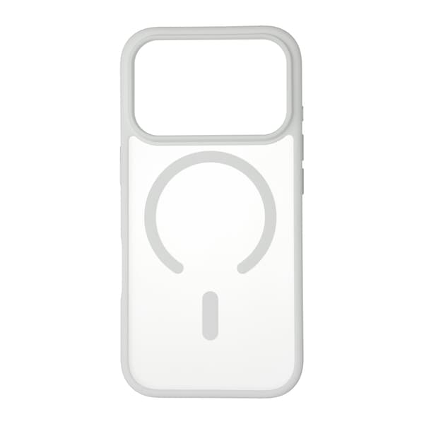 FoneKit MagSafe Soft Touch skyddsfodral, iPhone 18 Pro Max / 17 Pro Max, vit