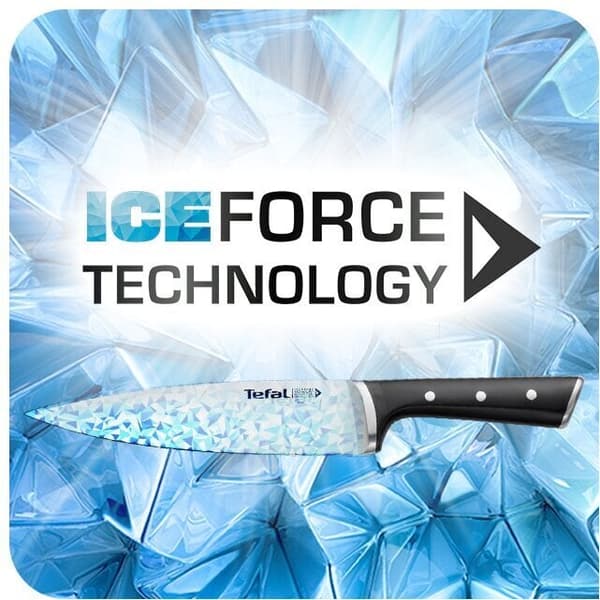 Tefal Ice Force knivblock, inkl. 5 knivar