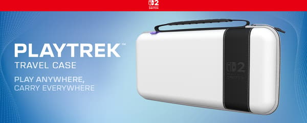 Turtle Beach PlayTrek Travel resefodral, Stellar White, Switch