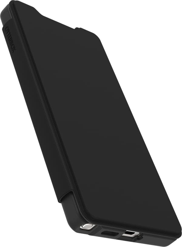 OtterBox React Folio plånboksfodral, Samsung Galaxy S25 Ultra, svart / transparent