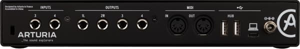 Arturia Minifuse 4 ljudkort USB-C, svart