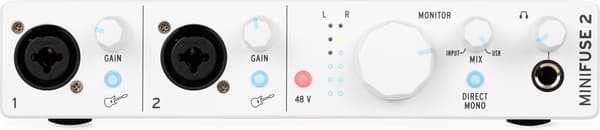 Arturia Minifuse 2 -ljudkort USB-C, vit